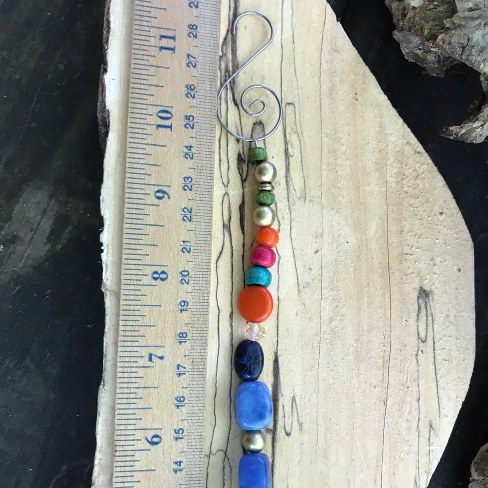 OOAK Gnome Handcrafted Peace Beaded Hippie Boho - Picture 3 of 6